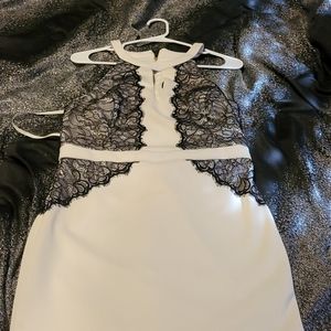 Cute lace top guess dress
